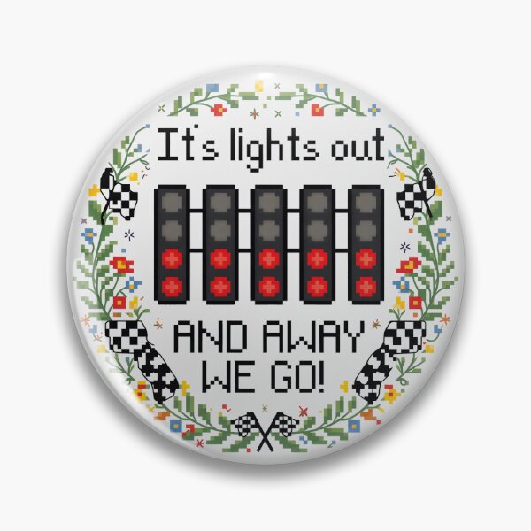 Item preview, It's Lights Out And Away We Go Racing Lights  designed and sold by gear-posters.