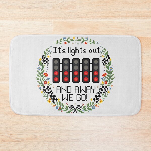 Item preview, It's Lights Out And Away We Go Racing Lights  designed and sold by gear-posters.