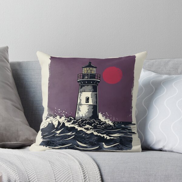 Item preview, Lighthouse Rough Sea designed and sold by JacobDownUP.