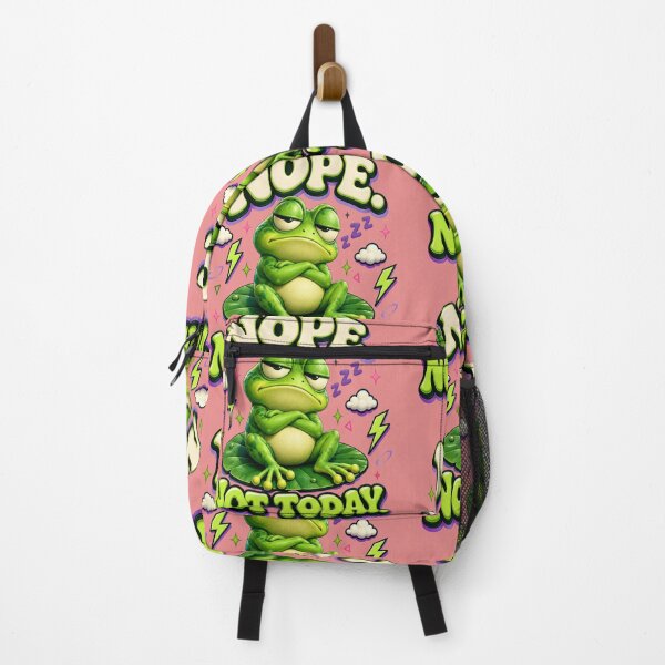 Item preview, Nope Not Today – Funny Grumpy Frog Design designed and sold by mo-carnival.