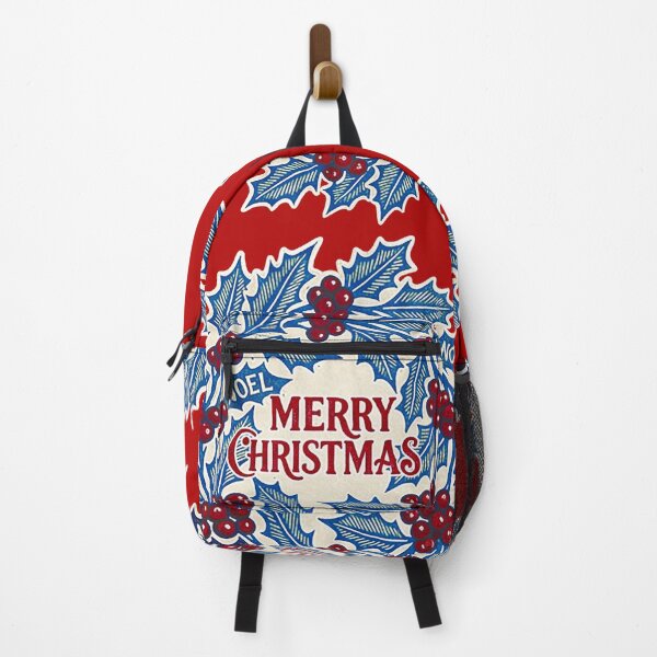 Item preview, Merry Christmas Vintage blue red designed and sold by BessoChicca.