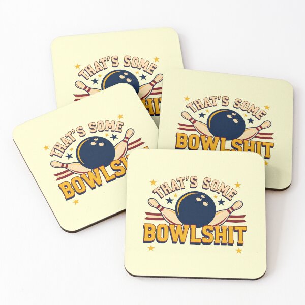 Item preview, That's Some Bowlshit Funny Bowling Pun for Bowling Teams designed and sold by Redgiant87x.