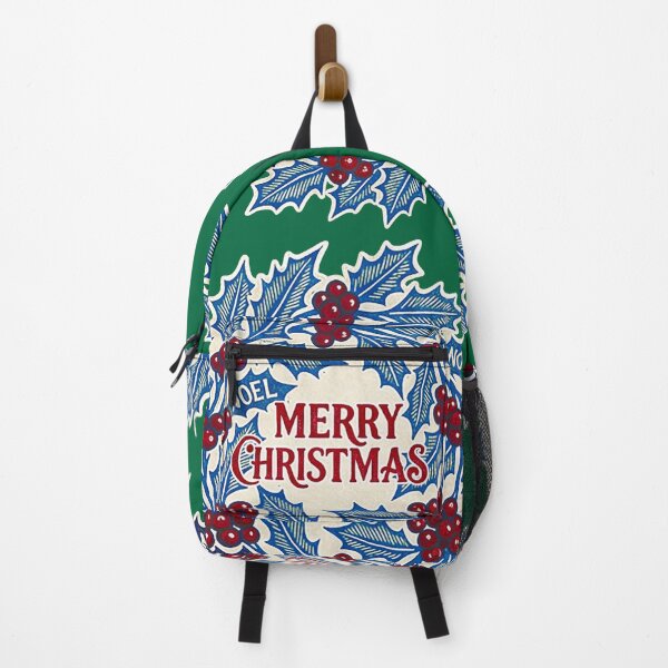 Item preview, Merry Christmas Vintage blue green designed and sold by BessoChicca.