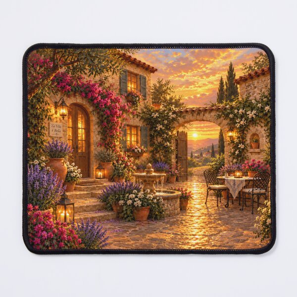 Item preview, Lavender Courtyard in Evening Gold designed and sold by _ARLUNA_.