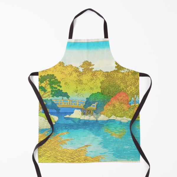 Item preview, Japanese garden in autumn by Kawase Hasui designed and sold by VenusArt7.