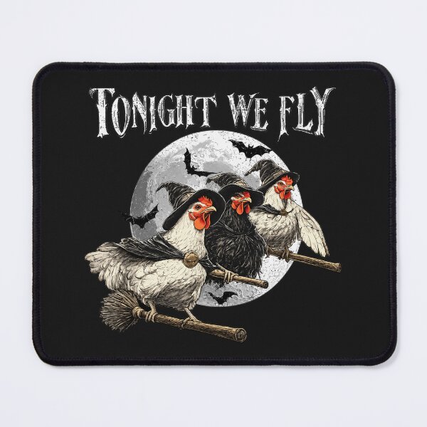 Item preview, Tonight We Fly Funny Chicken Halloween designed and sold by FalliesBlink.