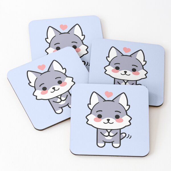 Item preview, Cute happy wolfie designed and sold by TheHugWolf.