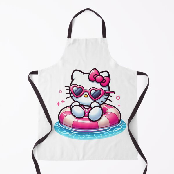 Artikelvorschau, Hello Kitty Schwimmring, rosa, Pool, Sommerästhetik, Kawaii entworfen und verkauft von rfd2.