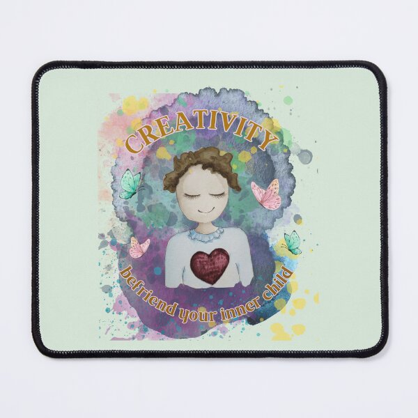 Item preview, "Befriend Your Inner Child" Creativity Cute Illustration Art designed and sold by Liberarteprint.