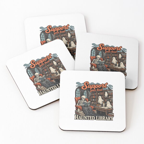 Item preview, Support Your Local Haunted Library  designed and sold by MiteKangerin.