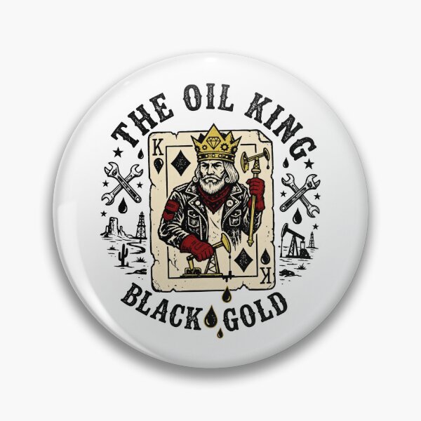 Item preview, Oil King Oilfield Black Gold Vintage designed and sold by ABD998.