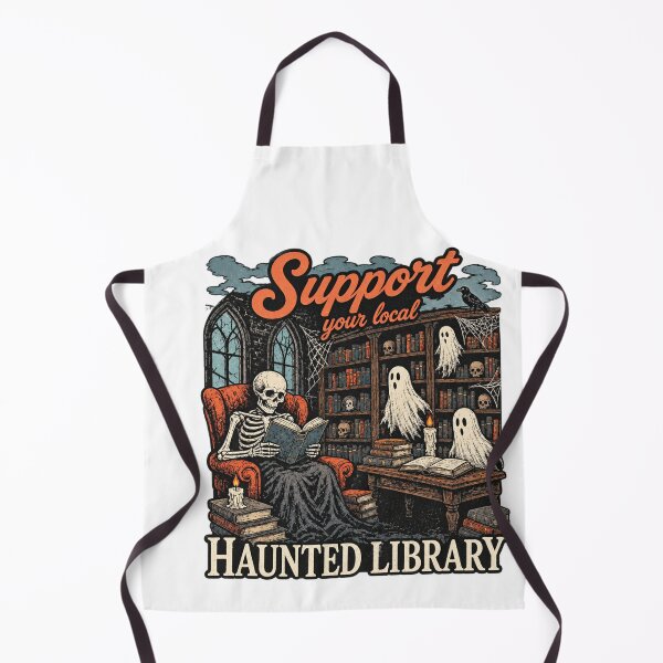 Item preview, Support Your Local Haunted Library designed and sold by MiteKangerin.