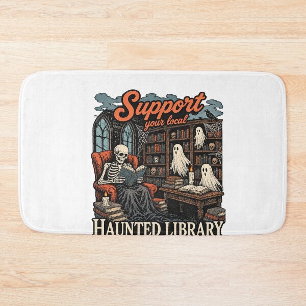 Item preview, Support Your Local Haunted Library  designed and sold by MiteKangerin.