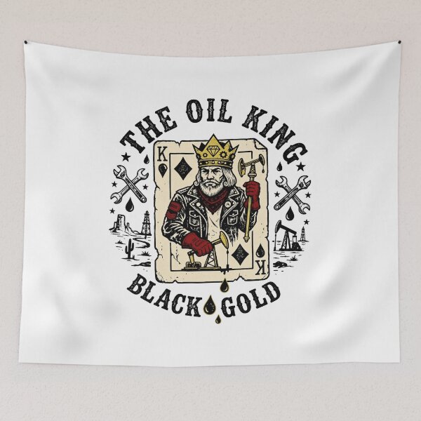 Item preview, Oil King Oilfield Black Gold Vintage designed and sold by ABD998.