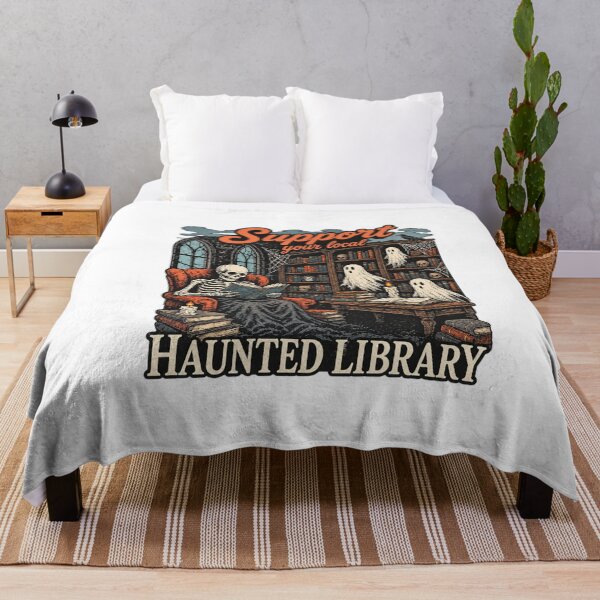 Item preview, Support Your Local Haunted Library designed and sold by MiteKangerin.