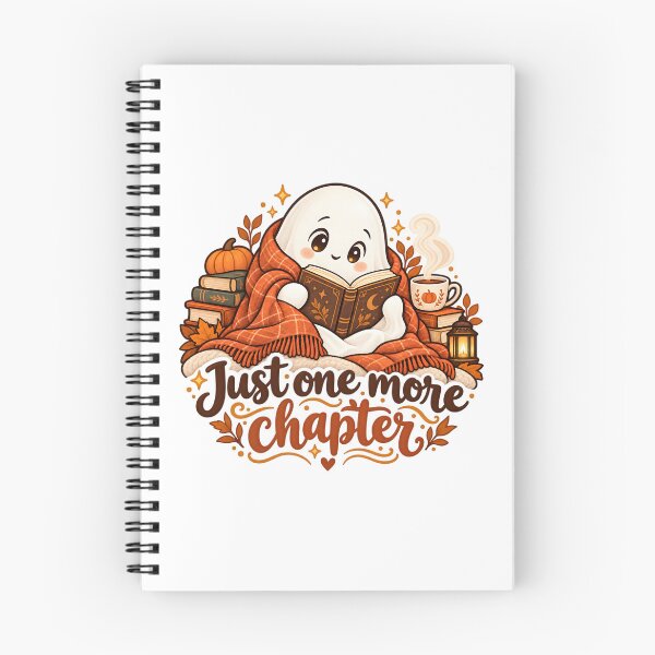 Item preview, Just One More Chapter - Cozy Reading Ghost designed and sold by Digipeel.