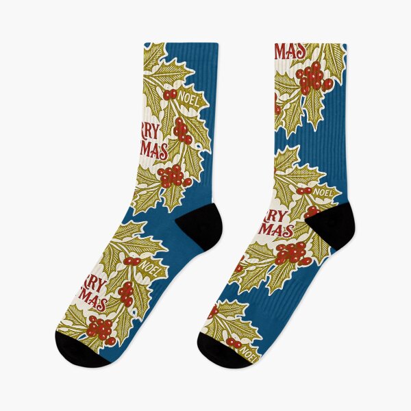 Item preview, Merry Christmas Vintage gold blue designed and sold by BessoChicca.