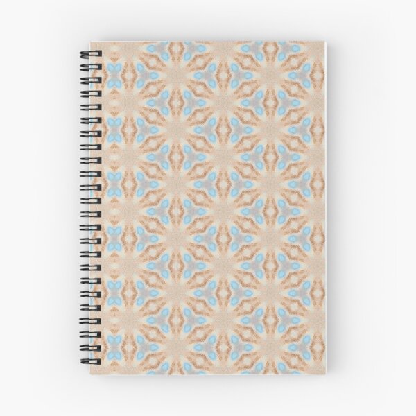 Artikelvorschau, Bettwäsche mit warmem Sand- und Himmelblau-Hexagonal-Fliesenmuster (Mandala) entworfen und verkauft von ArithraStudio.
