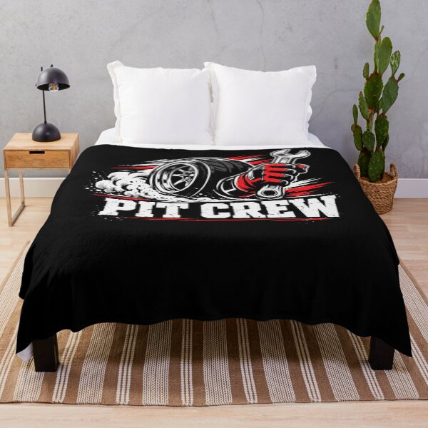 Artikelvorschau, Pit Crew Racing Motorsports Automotive Mechanic Fan entworfen und verkauft von FolkGraphics.