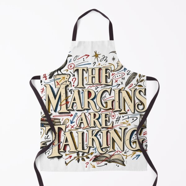 Item preview, The Margins Are Talking – Poetcore Marginalia Writer Art designed and sold by Golden Era Studio.