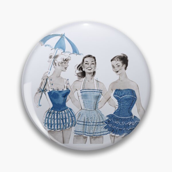 Item preview, The Bathing Beauties (Blue) designed and sold by JuliElisDesign.