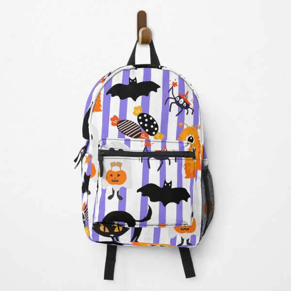 Item preview, Whimsical Halloween Pattern with Ghosts Cats and Monsters designed and sold by chupichapa.