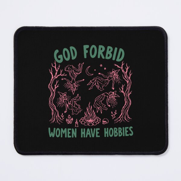 Item preview, God Forbid Women Have Hobbie - Halloween Feminist Witch - Salem Witch 1692 designed and sold by stoltenbergy.