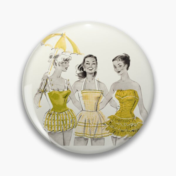 Item preview, The Bathing Beauties (Yellow) designed and sold by JuliElisDesign.