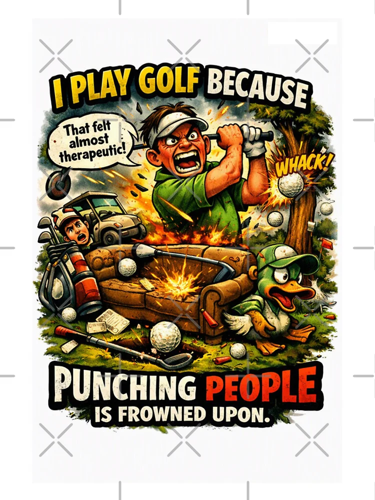 Thumbnail 4 of 4, Samsung Galaxy Phone Case, Golf Rage Comic Style Design designed and sold by RMBPrintStudio.