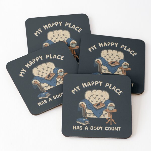 Item preview, My happy place has a body count designed and sold by loobsart.