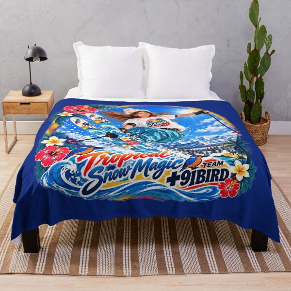 Item preview, Tropical Snow Magic – Kingfisher Freeski Adventure designed and sold by Plus91BIRD.