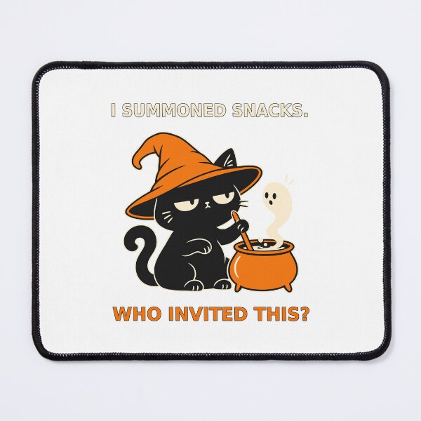 Item preview, Hungry cat summons ghost on Halloween designed and sold by Honu2025.
