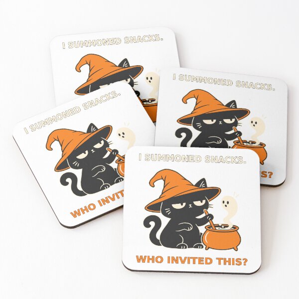Item preview, Hungry cat summons ghost on Halloween designed and sold by Honu2025.