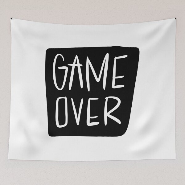 Item preview, Game Over Gaming Humor for Game Players designed and sold by CleanDecor.