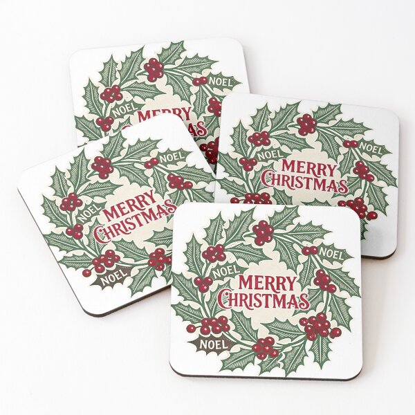 Item preview, Merry Christmas Vintage white designed and sold by BessoChicca.