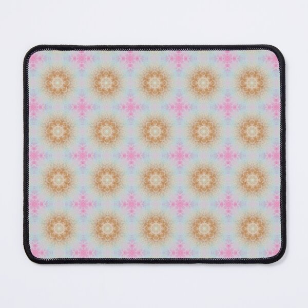 Item preview, Warm Amber Rose Pink Octagonal Tile Pattern Mandala - Throw Pillow designed and sold by ArithraStudio.