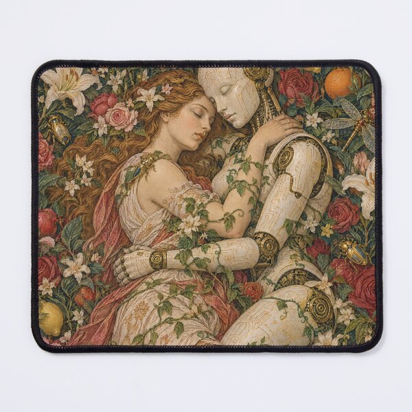Item preview, Eternal Repose Cyber Renaissance Art Print designed and sold by DMarquiseArt.
