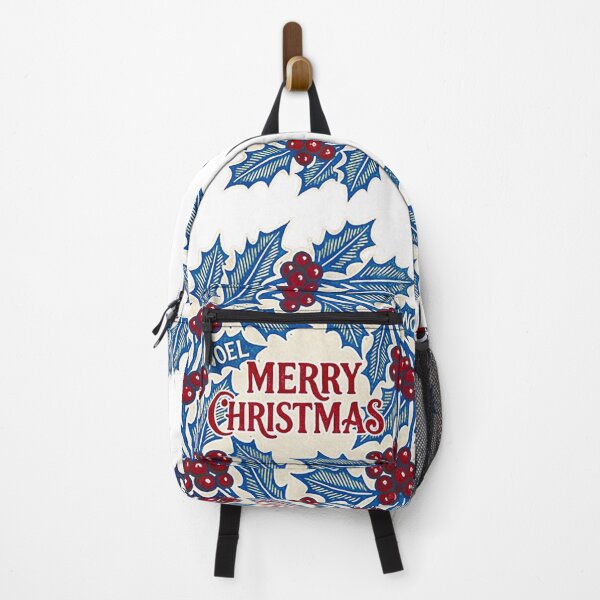 Item preview, Merry Christmas Vintage blue white designed and sold by BessoChicca.