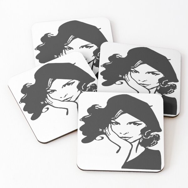 Item preview, Vintage Black and White Woman Portrait – Retro Pop Art designed and sold by Johnnies.
