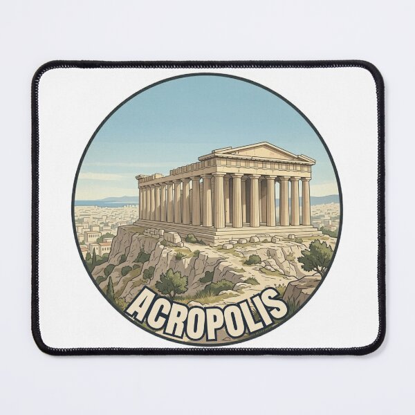 Item preview, Acropolis Travel Badge – Athens Greece Vintage Souvenir designed and sold by DesignMaxa.