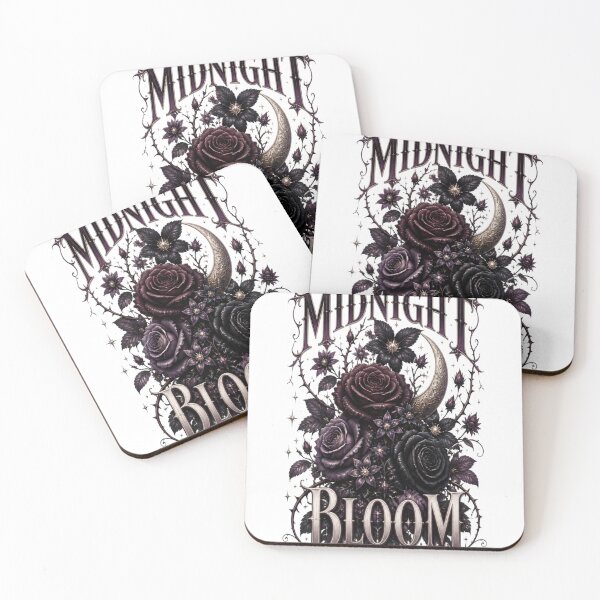 Item preview, Midnight Bloom – Gothic Floral Moon & Stars designed and sold by mo-carnival.