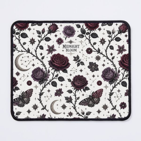 Item preview, Midnight Bloom – Gothic Floral Moon & Stars designed and sold by mo-carnival.