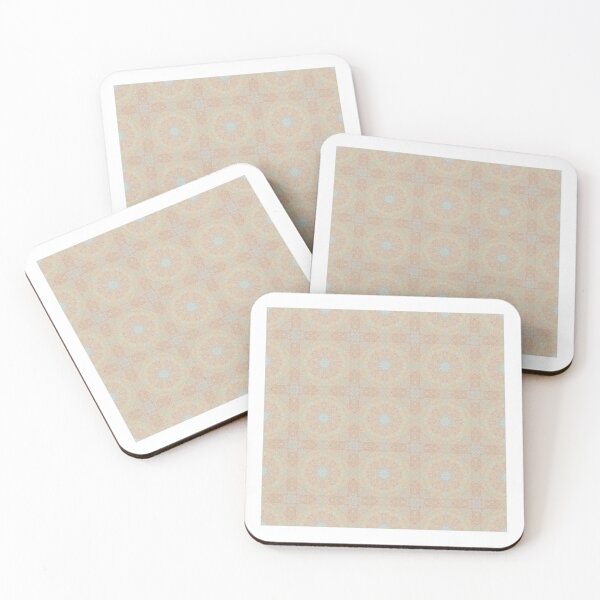 Item preview, Neutral Sand Warm Beige Octagonal Tile Pattern Mandala - Duvet Cover designed and sold by ArithraStudio.