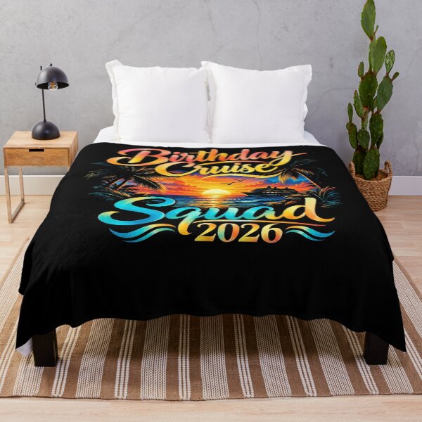 Item preview, Birthday Cruise Squad 2026 Group Vacation Party Travel designed and sold by FolkGraphics.
