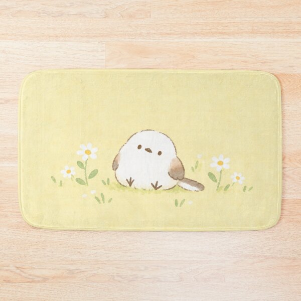Item preview, Shima Enaga Snow Fairy Bird Sitting Among White Daisies designed and sold by AshiraCreations.