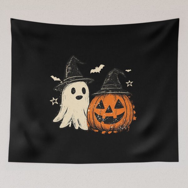Item preview, Spooky Ghost And Pumpkin designed and sold by MassonCalepon.