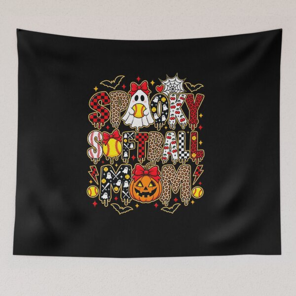 Item preview, Spooky Softball designed and sold by MassonCalepon.