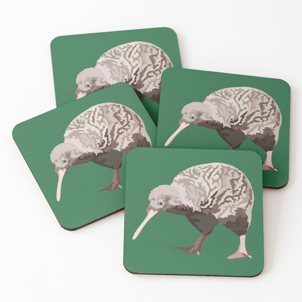 Item preview, Great Spotted Kiwi New Zealand Wildlife Bird designed and sold by PrettylittlepastelUk.