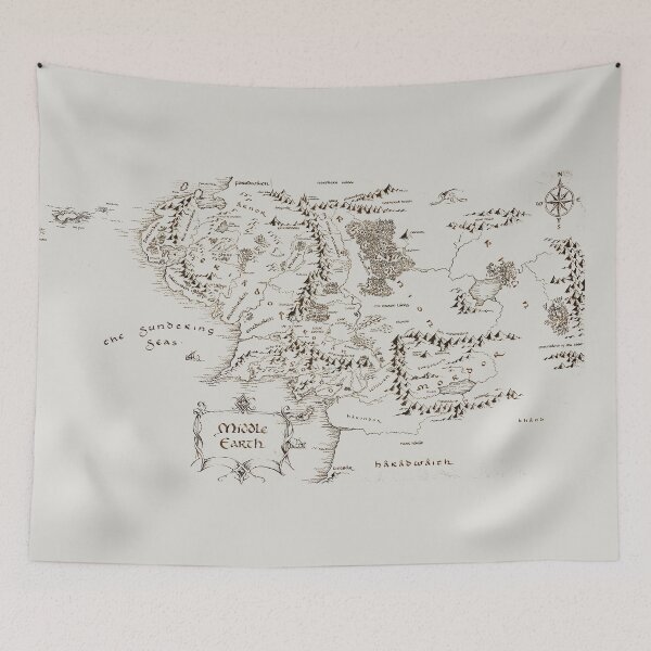 Aperçu de l'œuvre LOTR Map créée et vendue par Indepp.