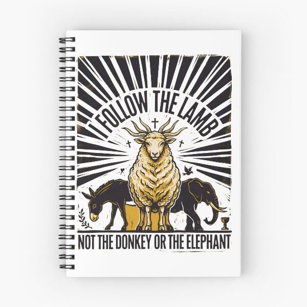 Item preview, I Follow The Lamb Not The Donkey Or Elephant Revelation designed and sold by Redgiant87x.